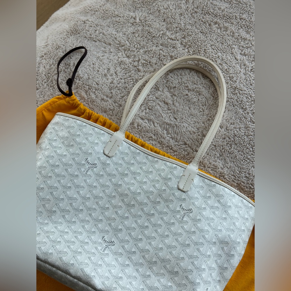 Goyard White/Off-White St. Louis PM Tote - Picture 16 of 16